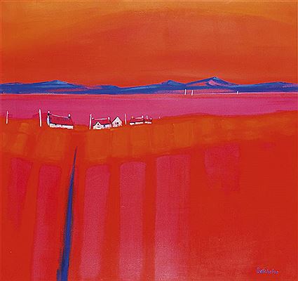 Sample artwork by Mary Batchelor (1944 - 2017), known for land-and seascape painting - View similar artists and auction records