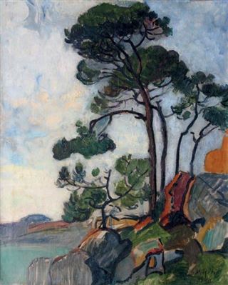 Sample artwork by Maurice Retif (19/20th century), known for painting - View similar artists and auction records