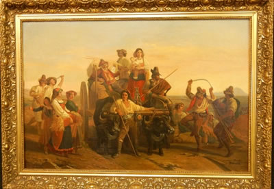 Scene with gypsies