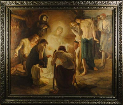 Adoration des bergers by Louis Buisseret - Auction record, sale price, and art valuation. Compare with similar artists and explore comparable artworks.