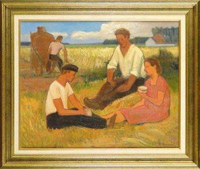 Fermiers au repos