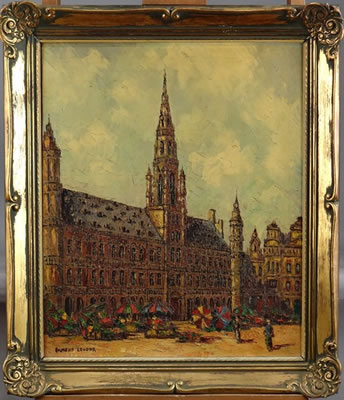 Grand Place de Bruxelles by Armand Lacour - Auction record, sale price, and art valuation. Compare with similar artists and explore comparable artworks.