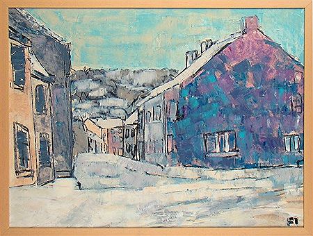 Un village en hiver