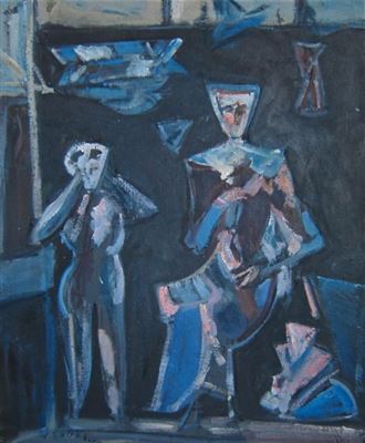 Two Figures - Abstraction