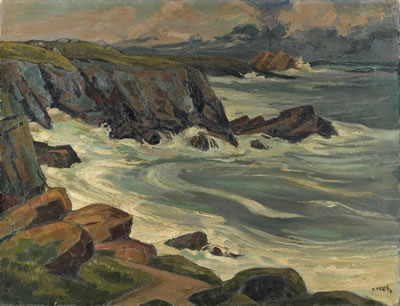 Côte rocheuse dans le Finistère