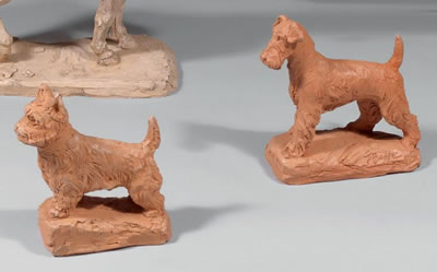Les deux chiens terriers