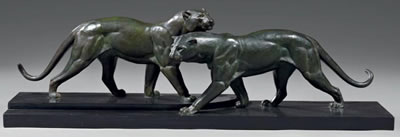 Sample artwork by René Rochard (1906 - 1984), known for realist style bird and animal sculpture - View similar artists and auction records