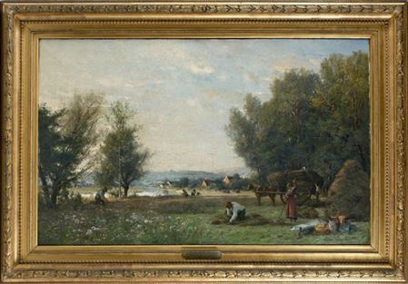 La fenaison, matin, 1869