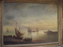 Pêcheurs près d'un port by Jean-Baptiste Geoffroy - Auction record, sale price, and art valuation. Compare with similar artists and explore comparable artworks.