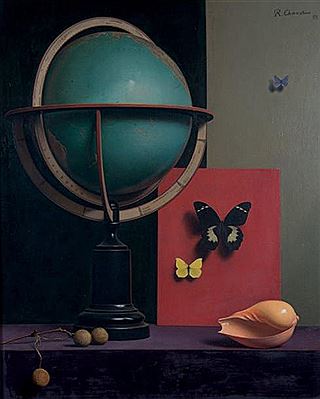 Nature morte à la mappe monde