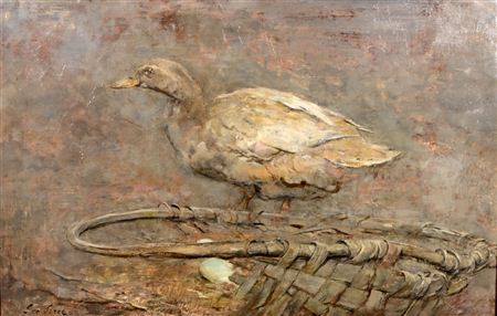 A khaki campbell duck by George Pirie - Auction record, sale price, and art valuation. Compare with similar artists and explore comparable artworks.