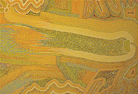 Sample artwork by Nyutjangka Roma Butler (Born 1959), known for aboriginal art - View similar artists and auction records