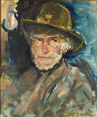 Portrait of William Frater: Self-portrait