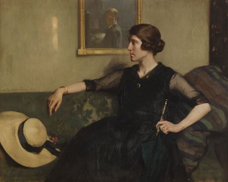 Portrait of a woman, 1921 by James Bell Anderson - Auction record, sale price, and art valuation. Compare with similar artists and explore comparable artworks.