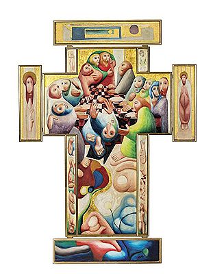 The Last Supper by Keith Looby - Auction record, sale price, and art valuation. Compare with similar artists and explore comparable artworks.