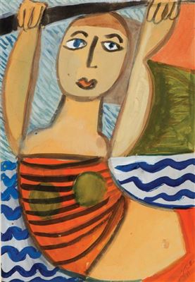 Swimmer (Mother and Child verso)