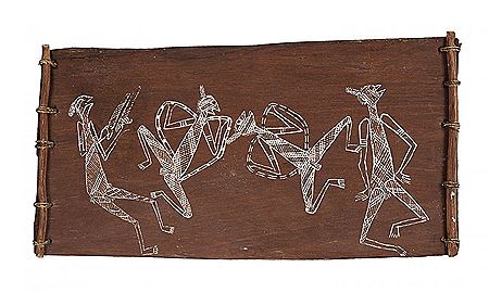 Sample artwork by Dick Nguleingulei Murramurra (1920 - 1988), known for aboriginal painting - View similar artists and auction records