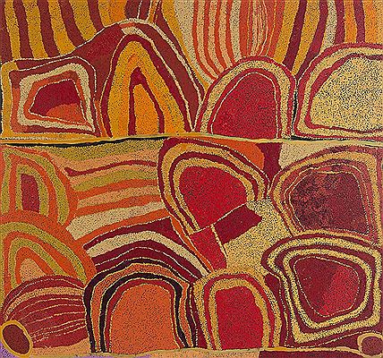 Sample artwork by Nyankulya Watson (c.1938 - 2012), known for aboriginal art - View similar artists and auction records