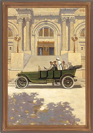 Peerless Motor Car Advertising Artwork