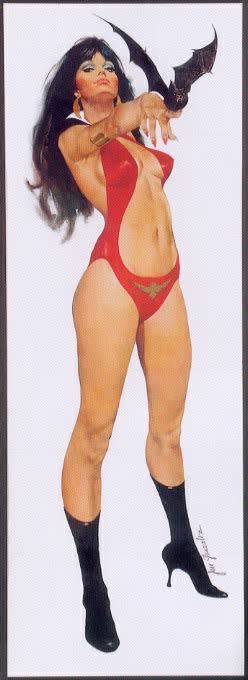 The ultimate Vampirella painting