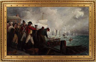 Evacuation of Boston Harbor