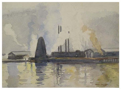 Sample artwork by Alda Jourdan (1889 - 1962), known for expressionist botanic - View similar artists and auction records