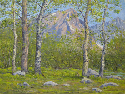 Sample artwork by Christopher William Clarke (1879 - 1958), known for landscape painting, jewelery crafts - View similar artists and auction records