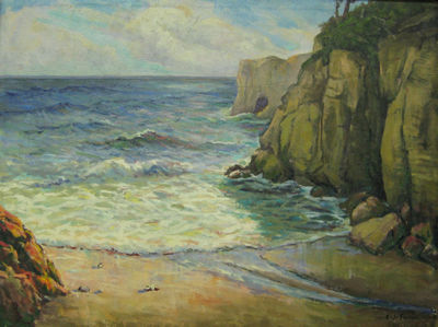 EBB TIDE AT OTTER ROCK