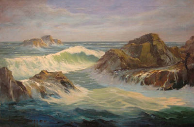 ROCKY BEACH by Donald Schaffer - Auction record, sale price, and art valuation. Compare with similar artists and explore comparable artworks.