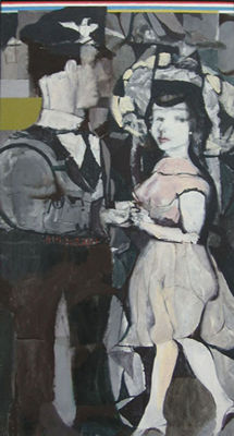 Uniformed officer and a woman by Bennet Norrbo - Auction record, sale price, and art valuation. Compare with similar artists and explore comparable artworks.