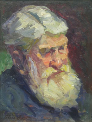Portrait of bearded old man