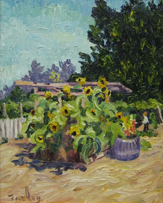 "Edgefield Sunflowers" by Jonathan Farley - Auction record, sale price, and art valuation. Compare with similar artists and explore comparable artworks.