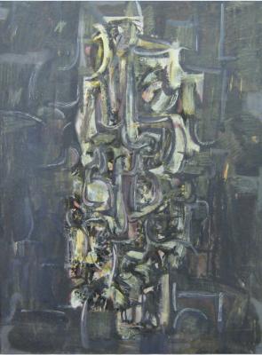 Intricate abstract composition
