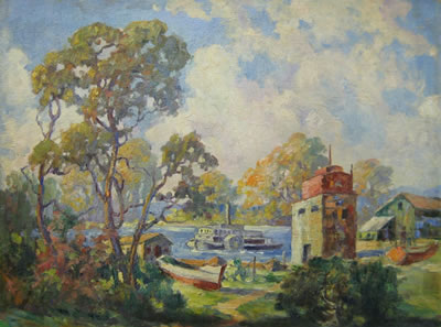 Sample artwork by Maude Wanker (1882 - 1970), known for landscape-structures, missions - View similar artists and auction records