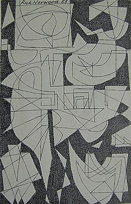 Abstract Composition by Rick Norwood - Auction record, sale price, and art valuation. Compare with similar artists and explore comparable artworks.