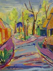 The Street at Noon by Richard Spiegel - Auction record, sale price, and art valuation. Compare with similar artists and explore comparable artworks.