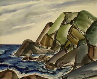 Rocky Coastal Scene