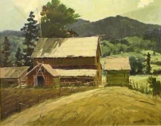 Old Barn by Percy Manser - Auction record, sale price, and art valuation. Compare with similar artists and explore comparable artworks.