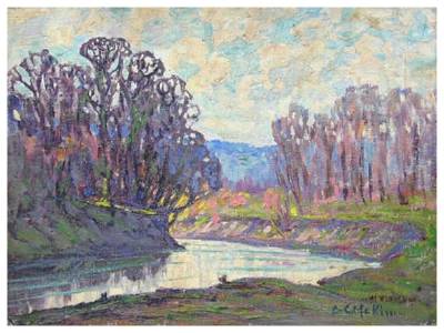 River landscape, Oregon