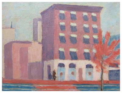 S.W. Yamhill & 9th by Charles E Reynolds - Auction record, sale price, and art valuation. Compare with similar artists and explore comparable artworks.