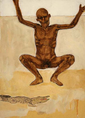 Uomo con coccodrillo, 2005