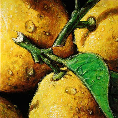 Sample artwork by Alma'Ch (Born 1956), known for fruit and vegetable painting, still life - View similar artists and auction records