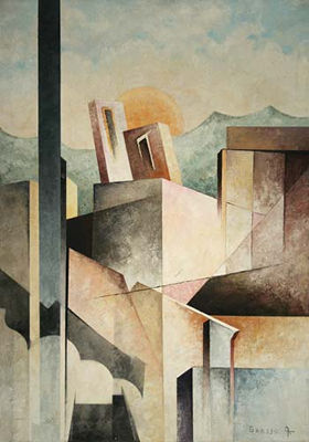 Paesaggio futurista