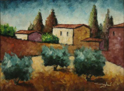 Paesaggio toscano by Giuseppe Gagliardi - Auction record, sale price, and art valuation. Compare with similar artists and explore comparable artworks.