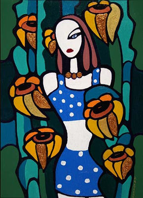 Ragazza con girasole