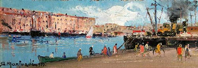 Nel porto, Savona, 1979 by Sergio Manfredi - Auction record, sale price, and art valuation. Compare with similar artists and explore comparable artworks.