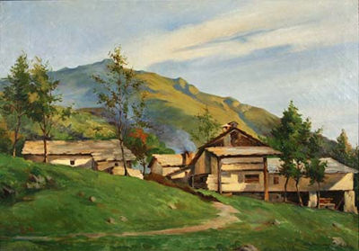 Mattino a Oropa, 1931 by Francesco Rinone - Auction record, sale price, and art valuation. Compare with similar artists and explore comparable artworks.