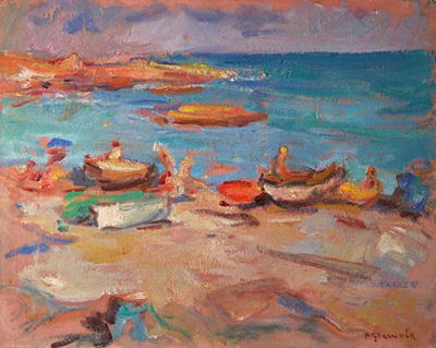 Sample artwork by Pinetta Gramola (Born 1918), known for painting - View similar artists and auction records