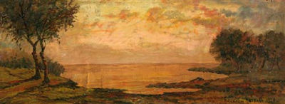 Paesaggio lacustre, 1920 by Emilia Ferrettini Rossotti - Auction record, sale price, and art valuation. Compare with similar artists and explore comparable artworks.