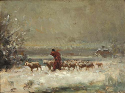 Sample artwork by Venanzio Zolla (1880 - 1961), known for painting - View similar artists and auction records